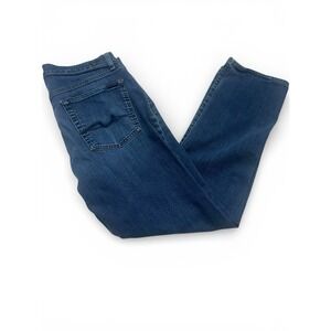 7 For All Mankind Mens Jeans Size 32 Blue‎ Dark Wash Denim Distressed